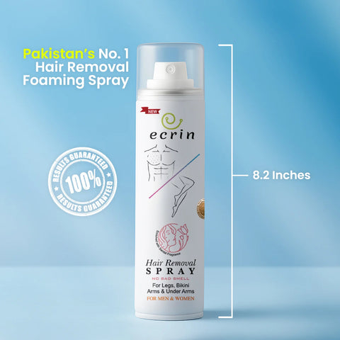 Foaming Hair Removal Spray - Fast & Gentle Body Hair Remover